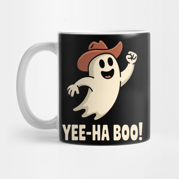 Yee-Ha Boo Cowboy Ghost by Nabil Oussama Brik